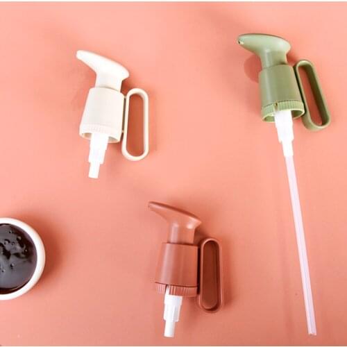 New Manually Hydraulic Sauce Bottle Pump Dispenser Sauce Bottle Pressure Nozzle Kitchen Gadgets And Accessories Dropshipping