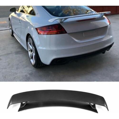 FRP Rear Trunk Racing Spoiler Wing Black Fit for Audi TT 8J Coupe 2008-2014