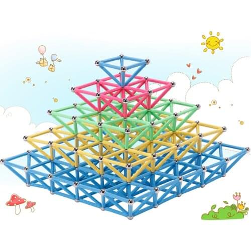 Magnet Toy Sticks Magnetic bars Building Blocks Construction Toys For Children Designer Educational Toys For Kids Christmas gift