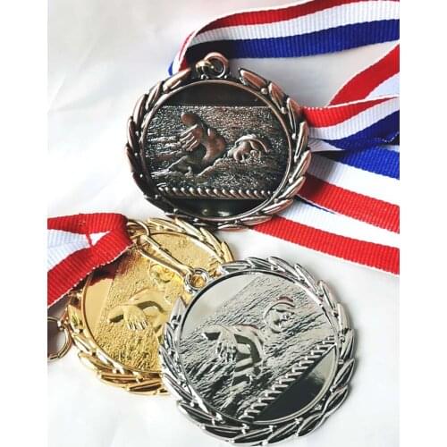 FreestyleSwimming medal School game Medal Gold Silver Bronze Motion, Honor Communication Ability/self-confidence Developing 50mm