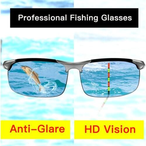 Special Fishing Sunglasses Men polarized angle for fish see float photochromic night vision anti-glare UV400 driver sun glasses