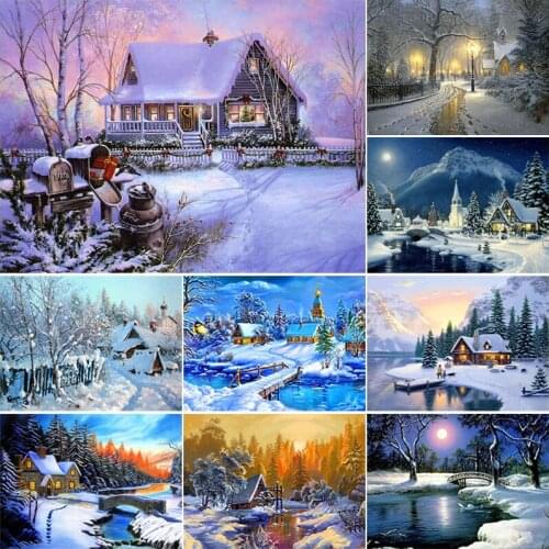 DIY 5D Paintings By Rhinestone Diamond Full Square/Round Drill Embroidery Cross Stitch Set Manual Art Home Decor