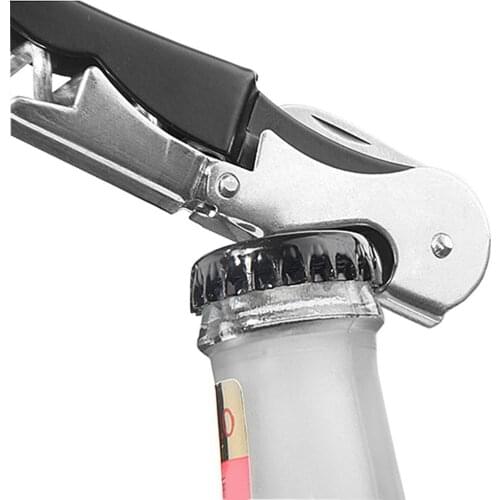 2020 New Creative Bottle Opener Stainless Steel Wine Corkscrew Beer Bottle Can Remover Cutter For Kitchen Tools Bar Accessoires