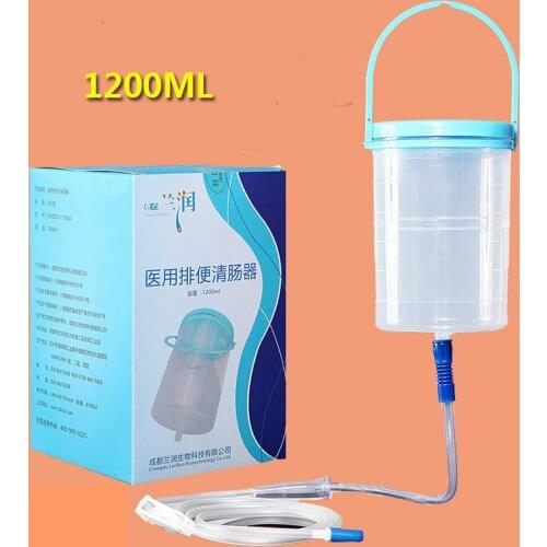 Single ring enema bucket household defecation and bowel cleaning device hydrotherapy instrument medical enema cleaning too