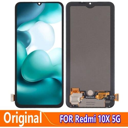 Original AMOLED 6.57" For Xiaomi Redmi 10X 5G LCD Display Touch Digitizer Screen Assembly