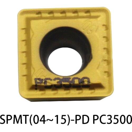 Original SPMT SPMT050204 SPMT060205 SPMT07T208 SPMT090308 SPMT11T308-PD SPMT130410 SPMT15M510-PD PC3500 Carbide Insert for Steel