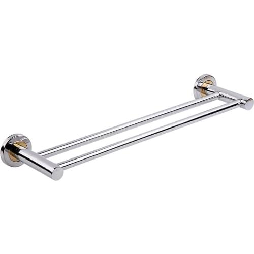 Practical 50x14cm Wall-Mounted Towel Bar Bathroom Kitchen Stainless Steel Towel Bar Storage Rack Holder Bathroom Supplies