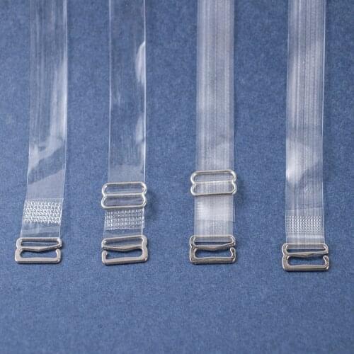 1/2/3 Pairs/set Clear Bra Straps Transparent Invisible Detachable Adjustable Silicone Womens Elastic Belt Intimates Accessories