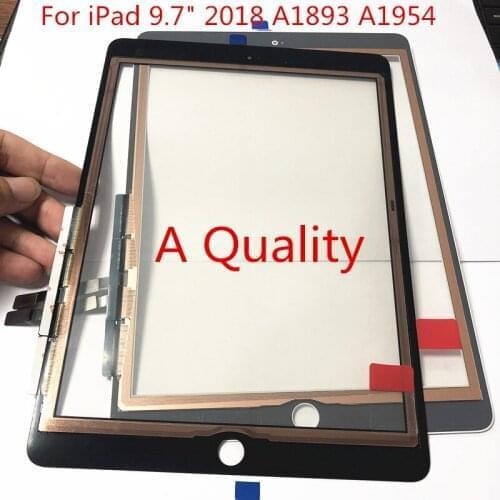 20pcs A quality For iPad 2018 Touch screen Digitizer For iPad 9.7 2018 Touch Screen Glass Panel Replacement Sensor A1893 A1954