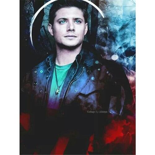 Supernatural Printed Canvas 11CT Cross-Stitch Embroidery Patterns DMC Threads Handmade Knitting Handicraft Needlework Decor