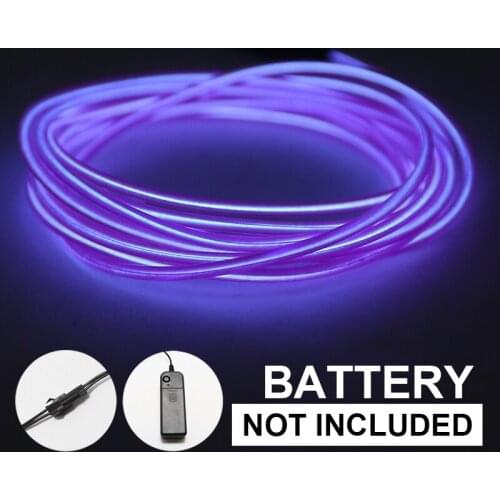 RGB El Led Sign Anime Christmas /Body Woman/Rooms Rope Light Neon LightNeon Wire Under Car Flexible Soft Tube Lights LED Strip