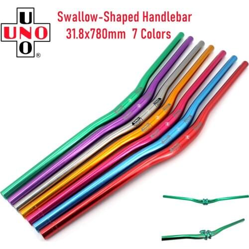UNO Aluminum Alloy Bike Handlebar Road Bicycle Long Handlebar 31.8x780mm Multicolor Cycling Handlebar Accessories