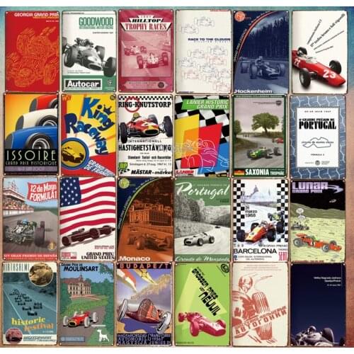 Vintage Decor Trophy Racing Metal Sign Man Cave Decoration Garage Pub Wall Art 20x30cm Poster Metal Painting Drop Shipping 2020