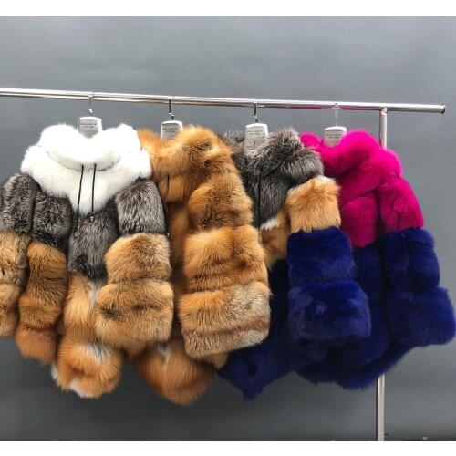 Janefur Real Fur Jacket Ladies Oversize Natural Fox Fur Coat Luxury Big Fur Cape Winter Coat for Women
