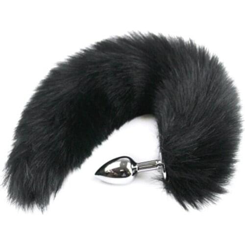 Women Metal Butt Plug Fox Tail Adult Sex Toys Anal Tail BDSM Women Sex Toys Female Chastity Belt Sex Furniture Anal Bondage