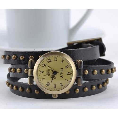 Women Jewelry Casual Clasp Roman Numerals Gift Fashion Round Case Quartz Alloy Universal Wrist Watch