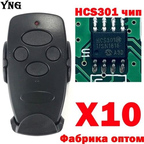 10 Pack DOORHAN Remote Control TRANSMITTER 2 For the Garage 433mhz keychain for gate