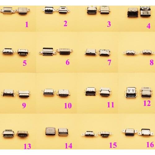 18Models Micro USB 3.1 Type C Female Connector 3.1 Version Socket for HUAWEI MEIZU LeTV Xiaomi USB 3.1 Charging Port Jack