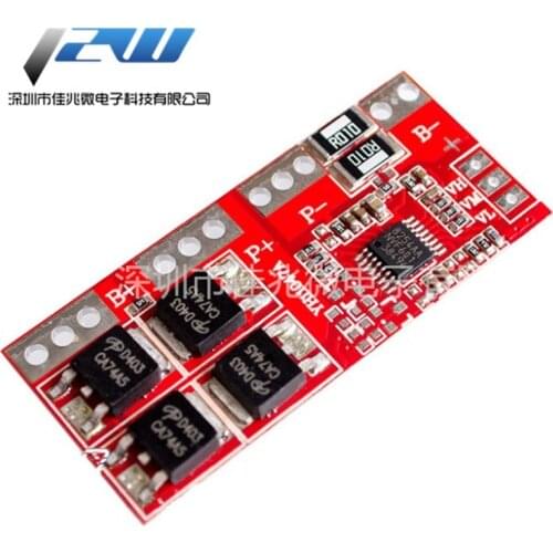 4-string lithium battery protection board No activation required Four-string 14.8V 16.8V 30A high current