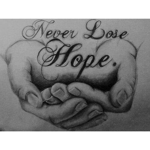 Full Square Drill 5D DIY Diamond Painting "Hand text" Cross Stitch Diamond Embroidery Mosaic Picture with Rhinestone Home Decor