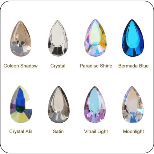 Astrobox K9 Gem God Of Drop Nail Rhinestones Crystal Sew On Rhinestone стразы Glass 네일파츠 Stone DIY стразы Nails Accesorios