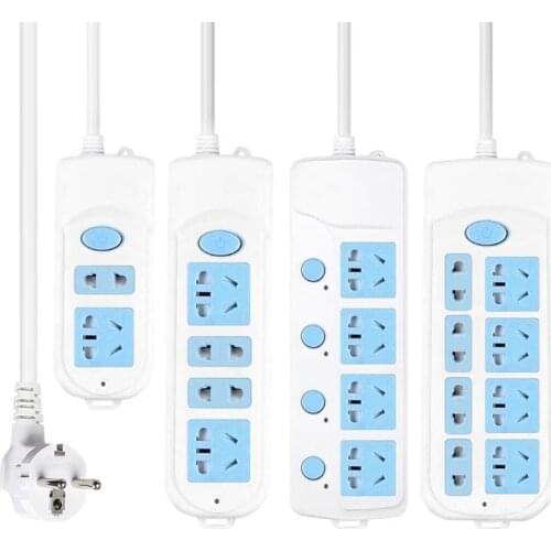 AU EU Plug to CN 1.5/3M Extension cord Socket Travel adapter Power socket Germany, France, South Korea Power strip 10A 250V