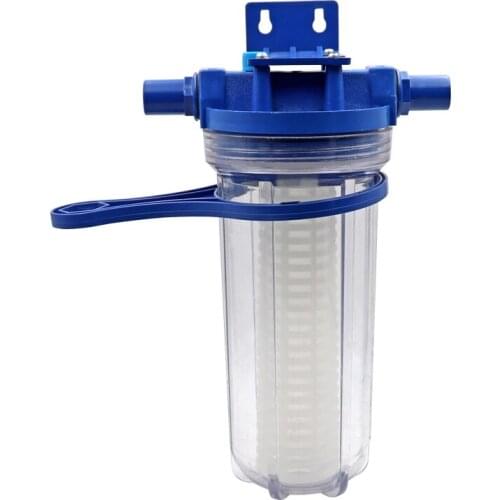 Poultry Farm Feeding Water Filter Veterinary Reproduction Filter Water Supply Equipment Family Garden Plastic Blue Poultry