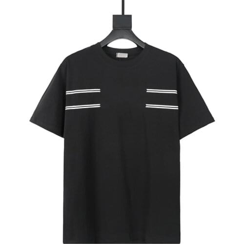 Plumn Mens Tops Striped Logo Short Sleeves T-shirt Mens Clothing Tops & Tees