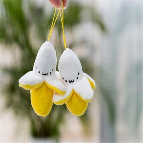 Banana Stuffed Toy , 6-7CM Approx. Banana Plush Toy , Keychain Pendant Plush DOLL