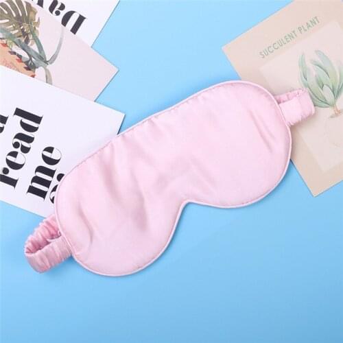 100% Pure Silk Double-Side Shading EyeShade Sleeping Eye Mask Cover Eyepatch Blindfolds Eyeshade Health Sleep Shield Light