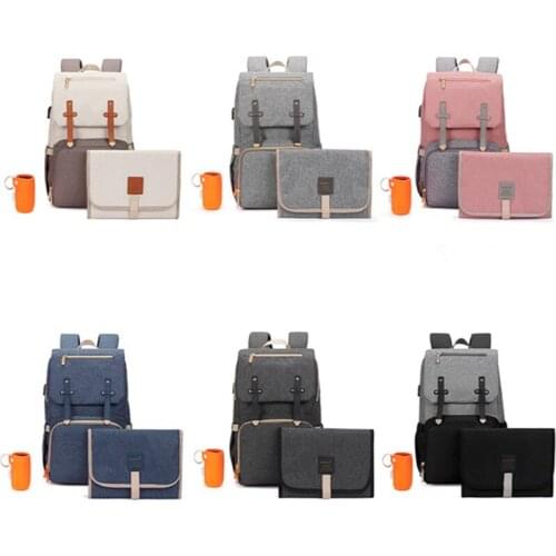 Multi-function large-capacity travel Baby backpack With insulation and UAB socket рюкзак сумка bolsa maternidade pour bébés