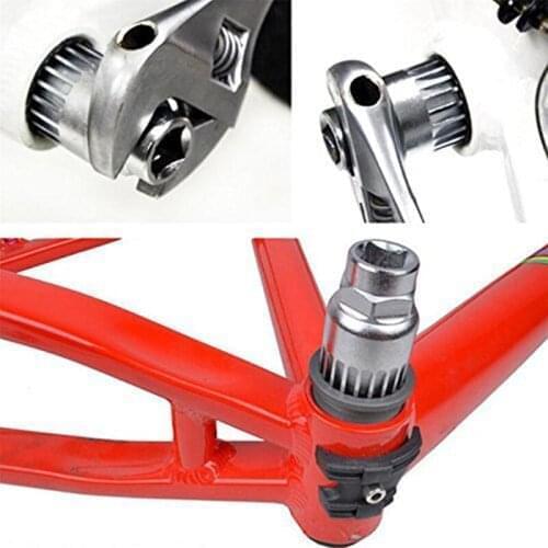 Bicycle Repair Tool Kit Portable Bottom Bracket Wrench Cassette Freewheel Bottom Multifunctional Bracket Bike Chain Remover Tool