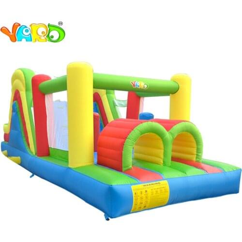 YARD 6.5*2.8*2.4m Inflatable Bounce House Jumping Castle Obstacle Course for Kids Funny Inflatable Bounce Castles With Blowers