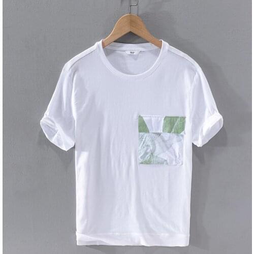 New style short sleeve linen white t-shirt men brand casual t shirt for men fashion comfortable tshirt mens chemise overhemd