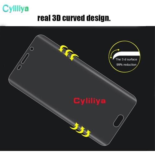 Wholesale 3D Curved Full Screen Protector For Samsung S6 Edge Plus S7 Edge S8 S9 Plus Note 8 (Not Tempered Glass) 10pcs/lot