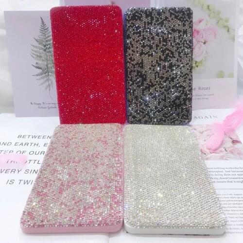 Bling Mask Box All Rhinestones Make Up Organizer Box Mask Storage Bins Mask for Face Women Holder Jewelry Organizer