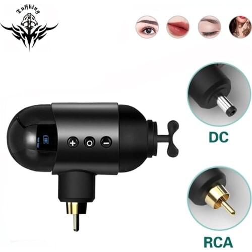 Original Portable Mini Wireless Tattoo Power Supply DC RCA Interface Rechargeable Lithium Battery Power For Tattoo Machine Pen