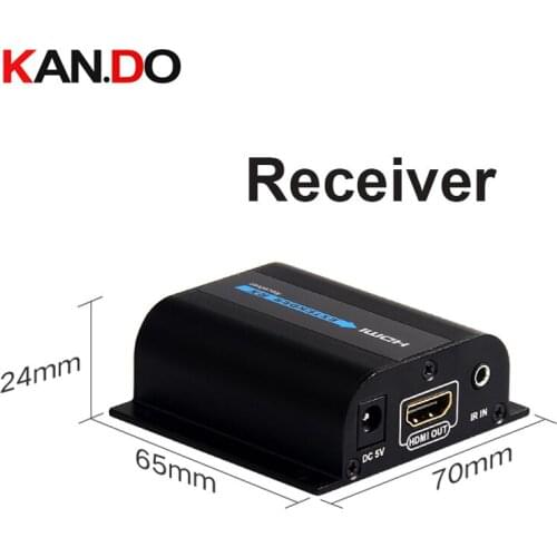 218 receiver for 372Pro HDMI extender upto 60M on CAT6 network cable 1080P HDMI Extender IR AV adapter no pack