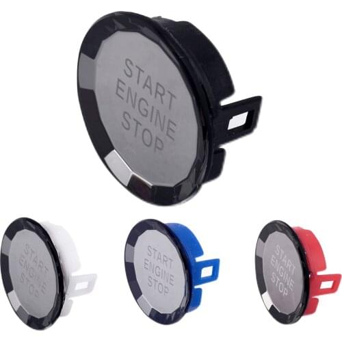 Plastic Crystal Style Engine Start Stop Button Cover Decor Fit For BMW 3 Series G20 G28 Z4 X5 X7 8 Series G14 G15 G16