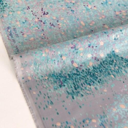 Half-Meter Japanese Nani Iro Soft Double Gauze Cotton Fabric BIRDS EYE D