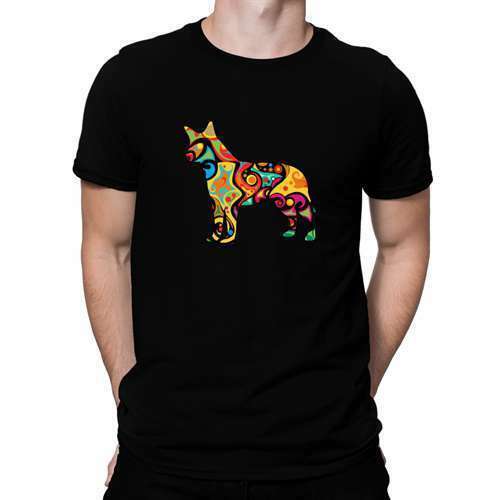 Psychedelic Australian Cattle Dog T-shirt