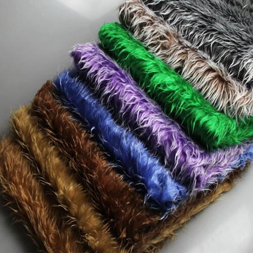 Fluffy Plush fabric Cospaly performance clothing jewelry anchor background photography faux fur fabric Diy Sewing Materials