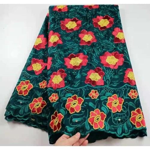 Swiss Lace Fabric 2020 Latest Swiss Voile Lace In Switzerland Dubai Fabric African 100%Cotton Fabric French Lace Fabric 5yards