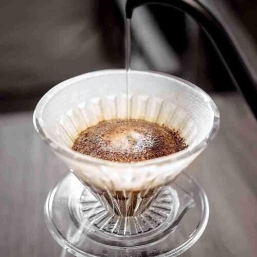 TIMEMORE Glass Crystal Eye Coffee Dripper pour Over Coffee Coffee Filter Coffee Holder V60 Washable Plastic Glass Filter Ma F0H1