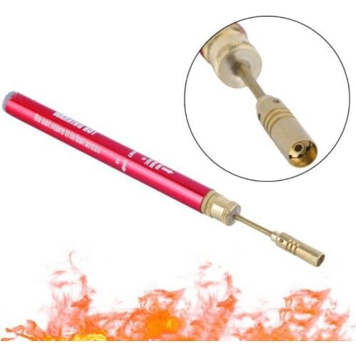 New Mini Gas Blow Torch Soldering Iron Gun Butane Cordless Woolelding Pen Gas Blow Iron Cordless Welding Pen Burner Welding