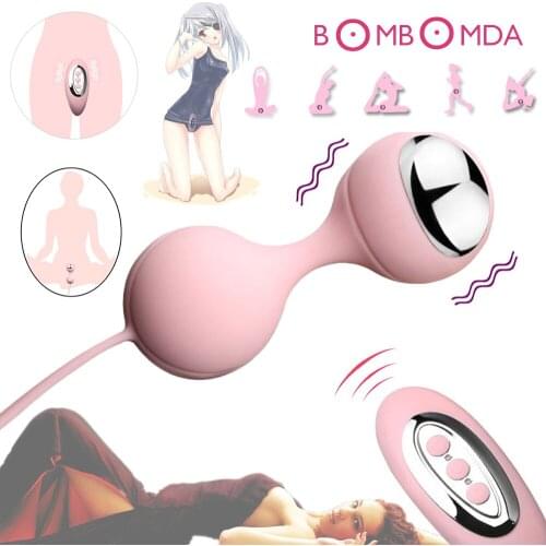 Vagina Vibrator Balls Wireless Remote Kegel Balls Vaginal Tight Exercise Geisha Ball Ben Wa Balls Sex Toys For Women Sex Shops