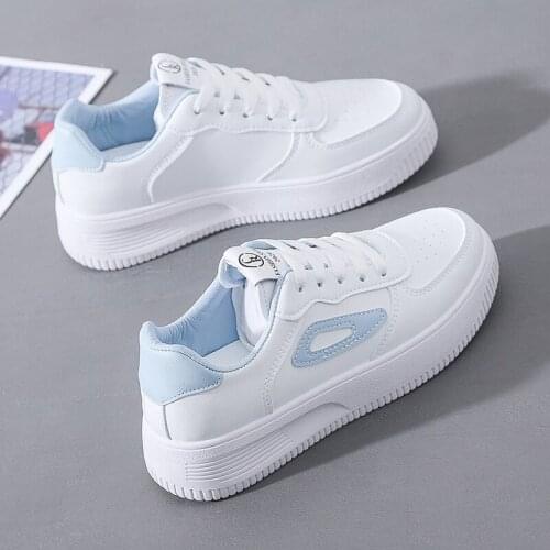 Spring new Korean version small white shoes female student board shoes female thick bottom muffin shoes