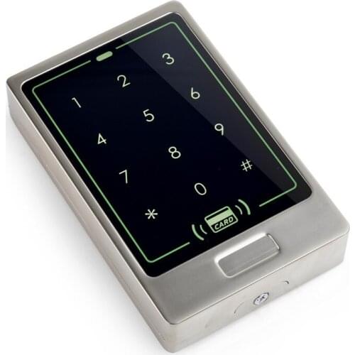 Waterproof Access Control Keypad RFID Keyboard Metal Case for Door Access Control System Outdoor Rainproof for Home/hotel/office