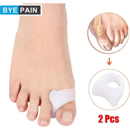 1Pair Silicone Hallux Valgus Corrector Toes Separator Bunion Bone Ectropion Adjuster Toes Outer Appliance Foot Care Tools