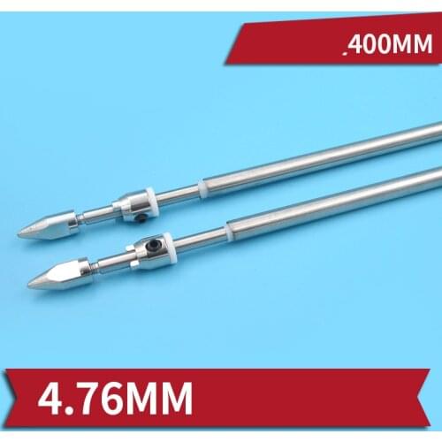 1PC 4.76mm Flexible Shaft Assembly Positive/Reserve 400mm Drive Shafts+Axle Bushing+Propeller Adapter for RC Brushless Jet Boats